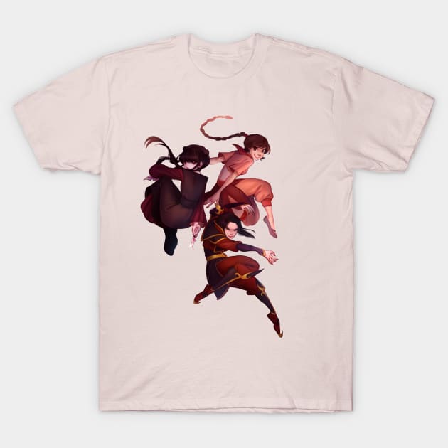 fire nation girls T-Shirt by fiireblanket